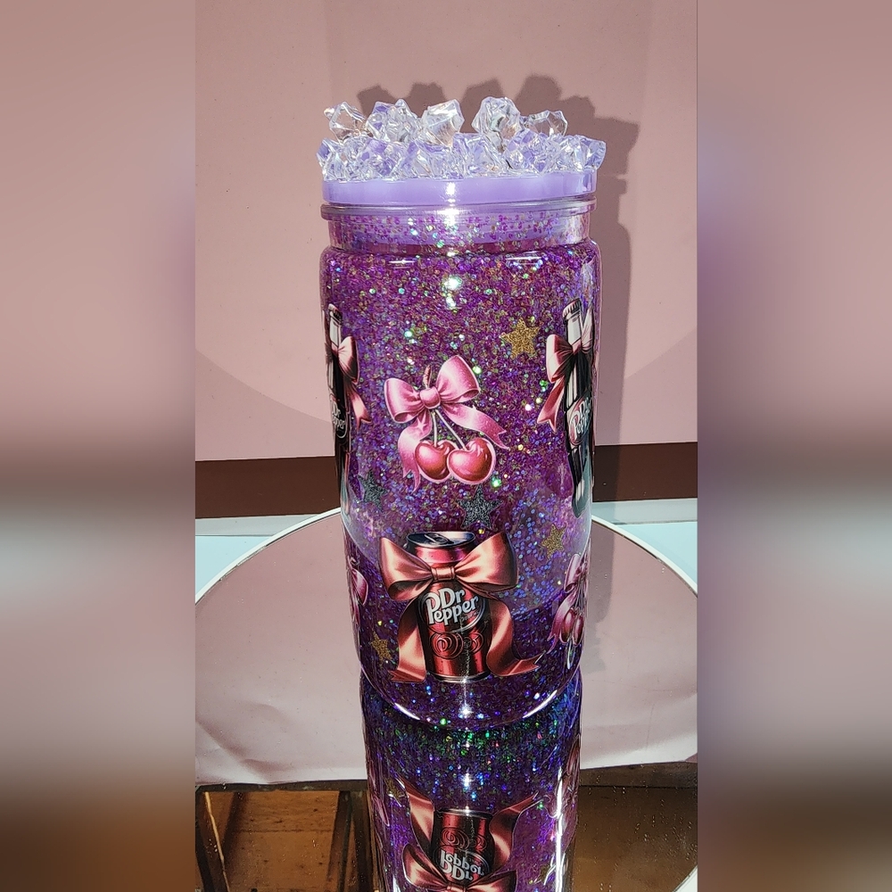 Lover's Soda Pop Acrylic Cups with iced lid